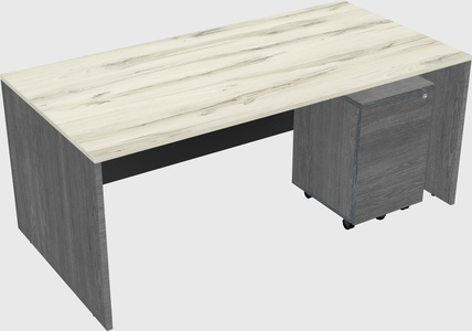 Rectangular desk