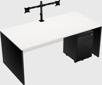 Rectangular desk