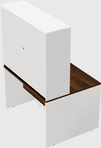 Rectangular desk
