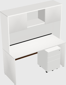 Rectangular desk