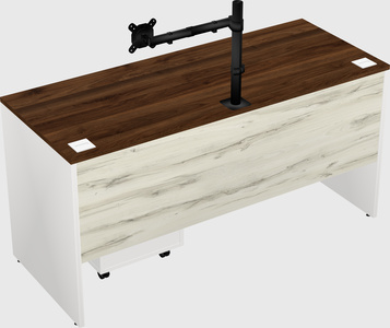 Rectangular desk