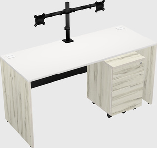 Rectangular desk