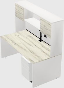 Rectangular desk