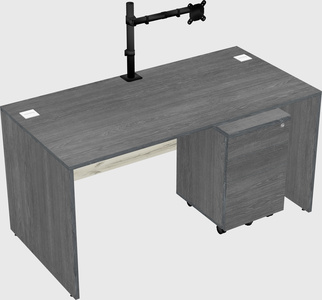 Rectangular desk