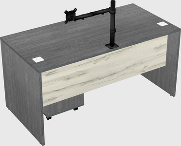 Rectangular desk