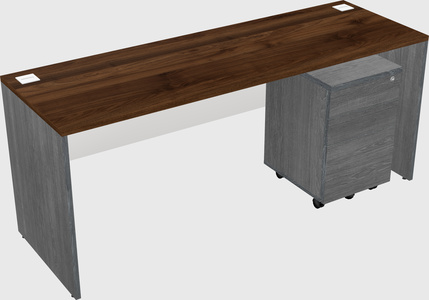 Rectangular desk
