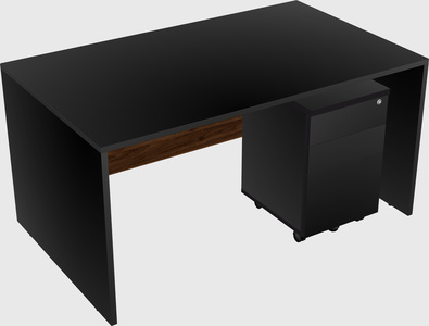Rectangular desk