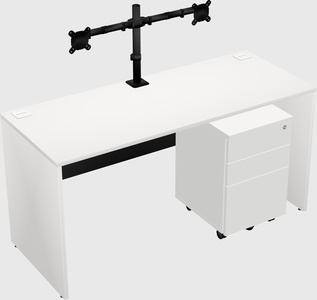Rectangular desk