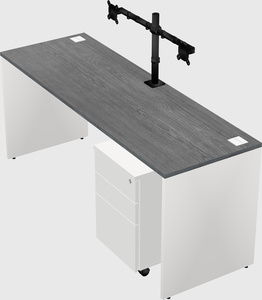 Rectangular desk