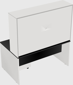 Rectangular desk