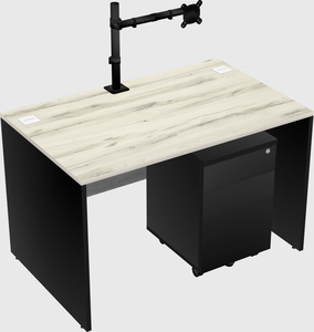 Rectangular desk