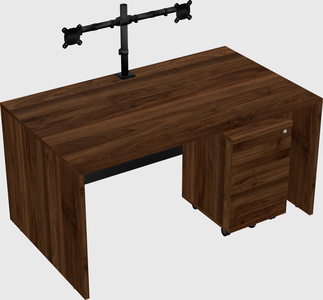 Rectangular desk