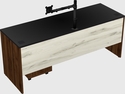 Rectangular desk