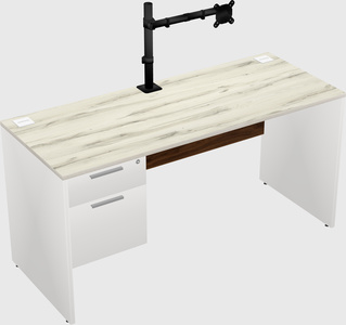 Rectangular desk