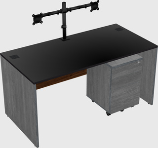 Rectangular desk