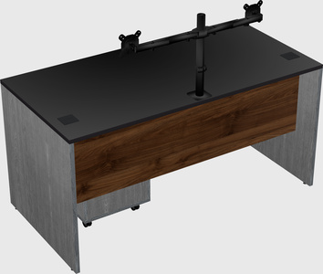 Rectangular desk