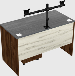 Rectangular desk