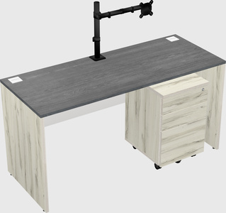 Rectangular desk