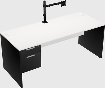 Rectangular desk