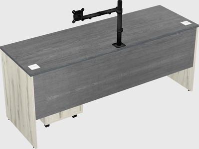 Rectangular desk