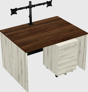 Rectangular desk