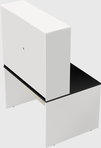 Rectangular desk
