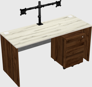Rectangular desk