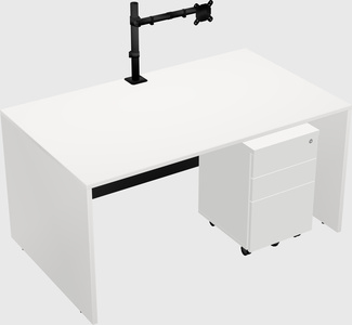 Rectangular desk