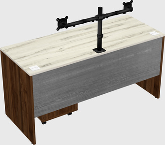 Rectangular desk