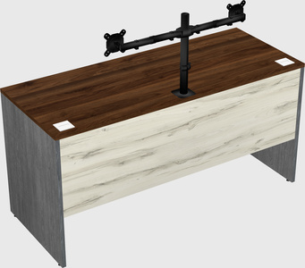 Rectangular desk