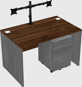 Rectangular desk