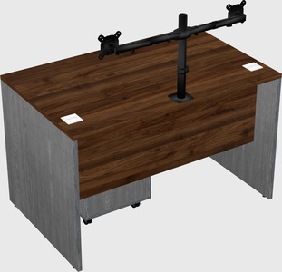 Rectangular desk