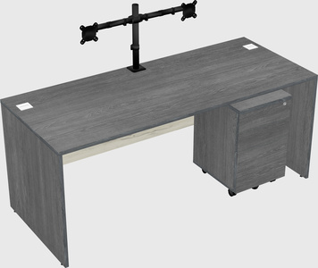 Rectangular desk