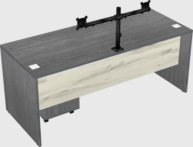 Rectangular desk