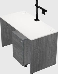 Rectangular desk
