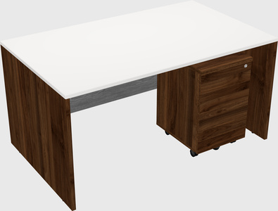 Rectangular desk