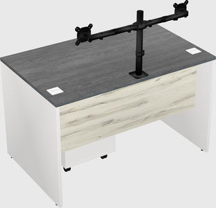 Rectangular desk