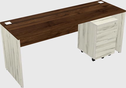 Rectangular desk