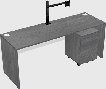 Rectangular desk