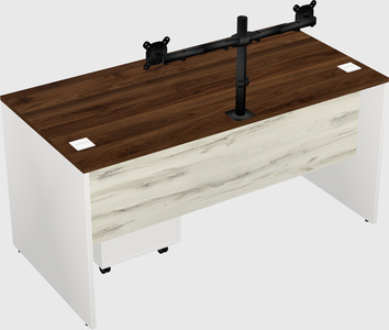 Rectangular desk