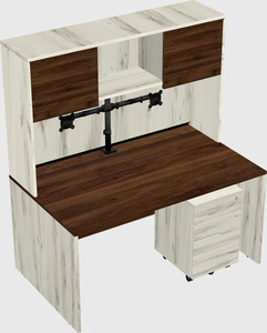 Rectangular desk