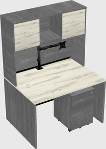 Rectangular desk