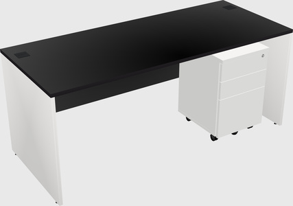 Rectangular desk