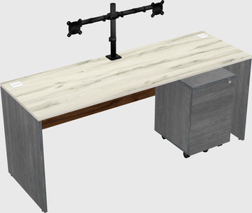 Rectangular desk