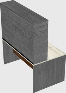 Rectangular desk