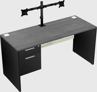 Rectangular desk