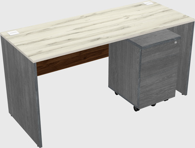 Rectangular desk