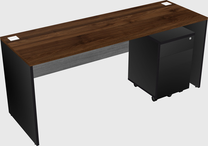 Rectangular desk