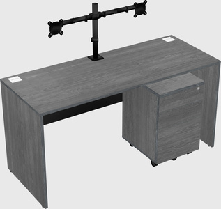 Rectangular desk
