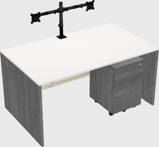 Rectangular desk